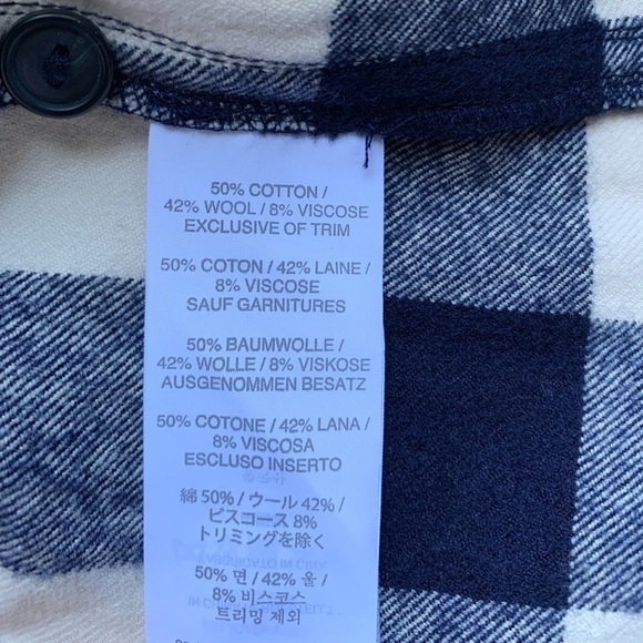 J. Crew Buffalo Plaid 1/2 Zip Shacket - Picture 5 of 7